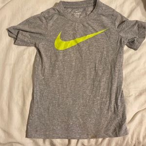 Nike cotton kids boy short sleeve shirt